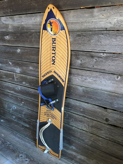 Vintage Burton Backhill Snowboard "Patent Pending"