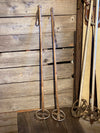 Vintage Bamboo Kids Ski Poles