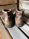 Two-tone Leather Ski Boots - Vintage