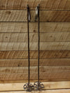 Vintage Hickory Ski Poles - baskets replaced