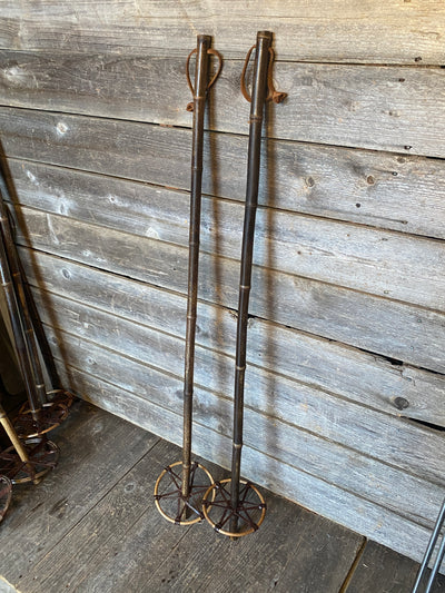 Decorative Pair - Vintage Style Bamboo Poles