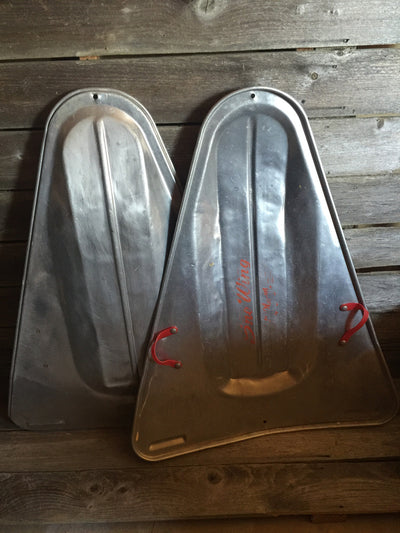 Unique Pair of Vintage Sno Wing Sleds