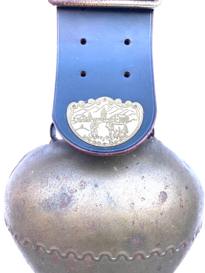 Vintage Swiss Bronze Treicheln Cowbell