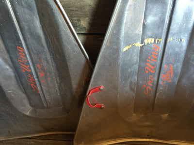 Unique Pair of Vintage Sno Wing Sleds