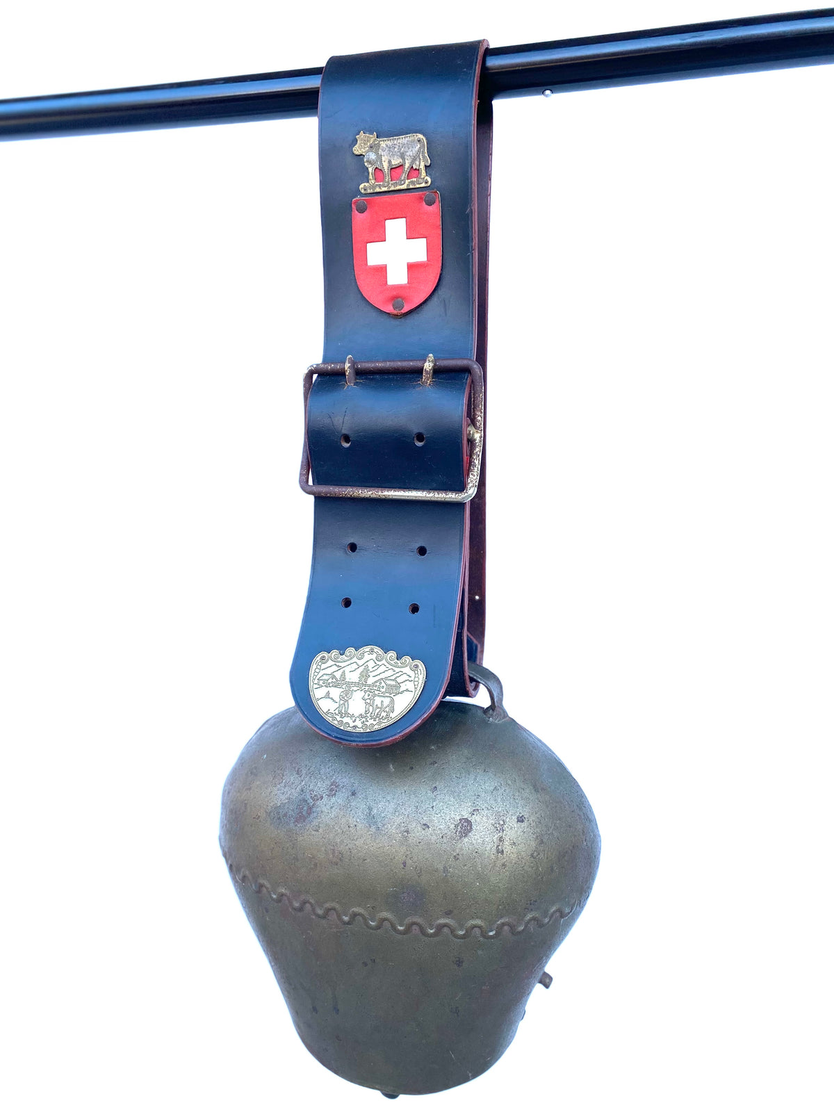 Vintage Swiss Bronze Treicheln Cowbell