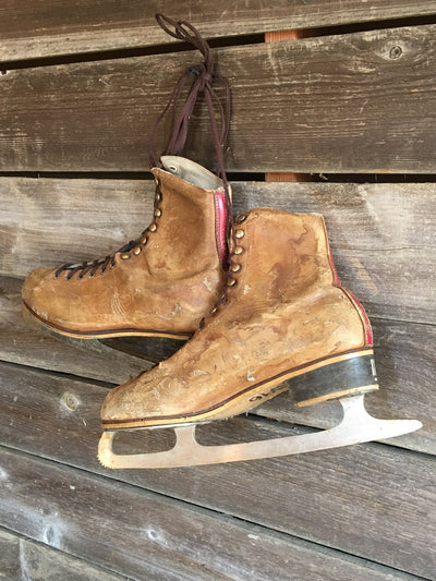 Vintage Leather Men's Figure Skates