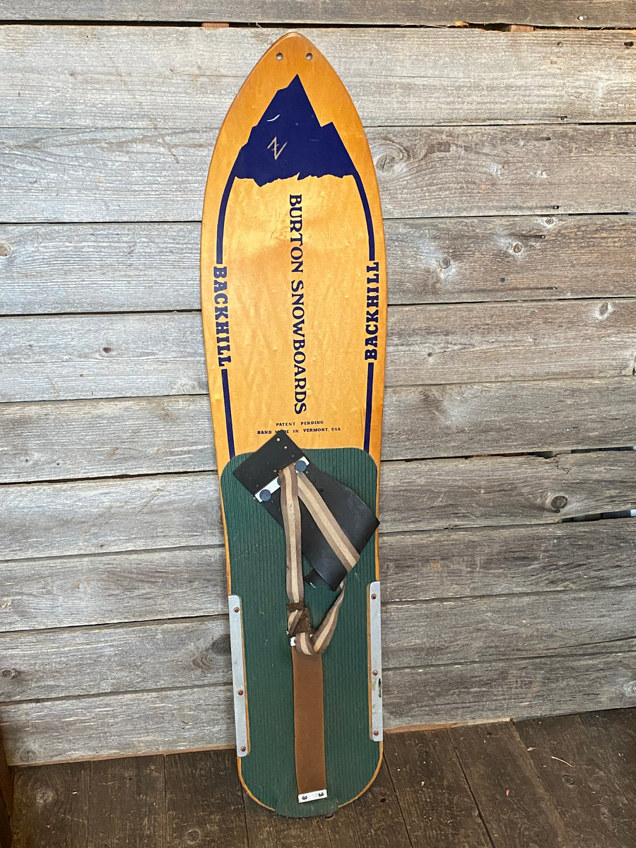 Vintage 1982 Burton Backhill Snowboard
