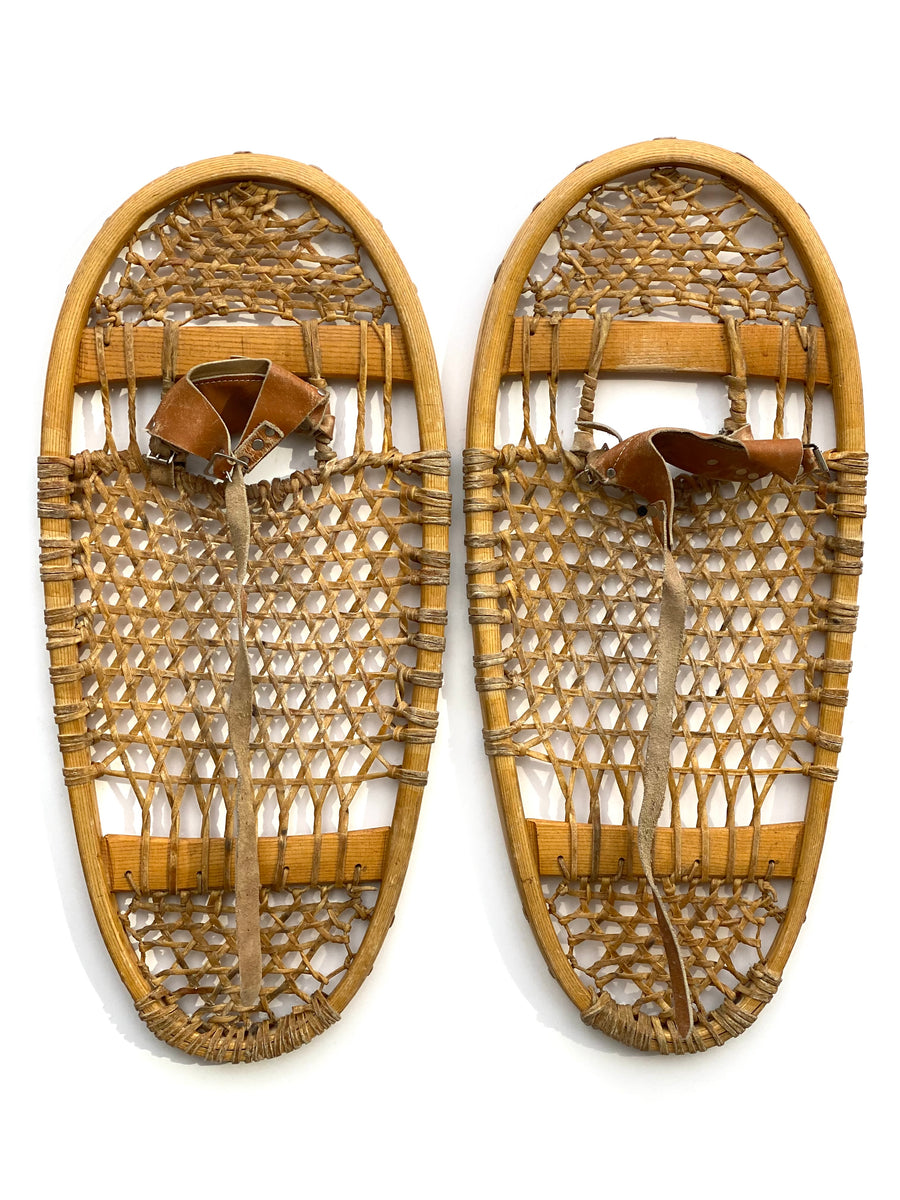 Vintage Canadian Bearpaw Snowshoes