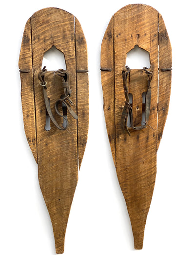 Antique Trapper Miner Snowshoes