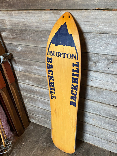 Vintage 1982 Burton Backhill Snowboard