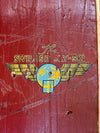 Vintage Swedish Downhill Skis - Red Strimlein