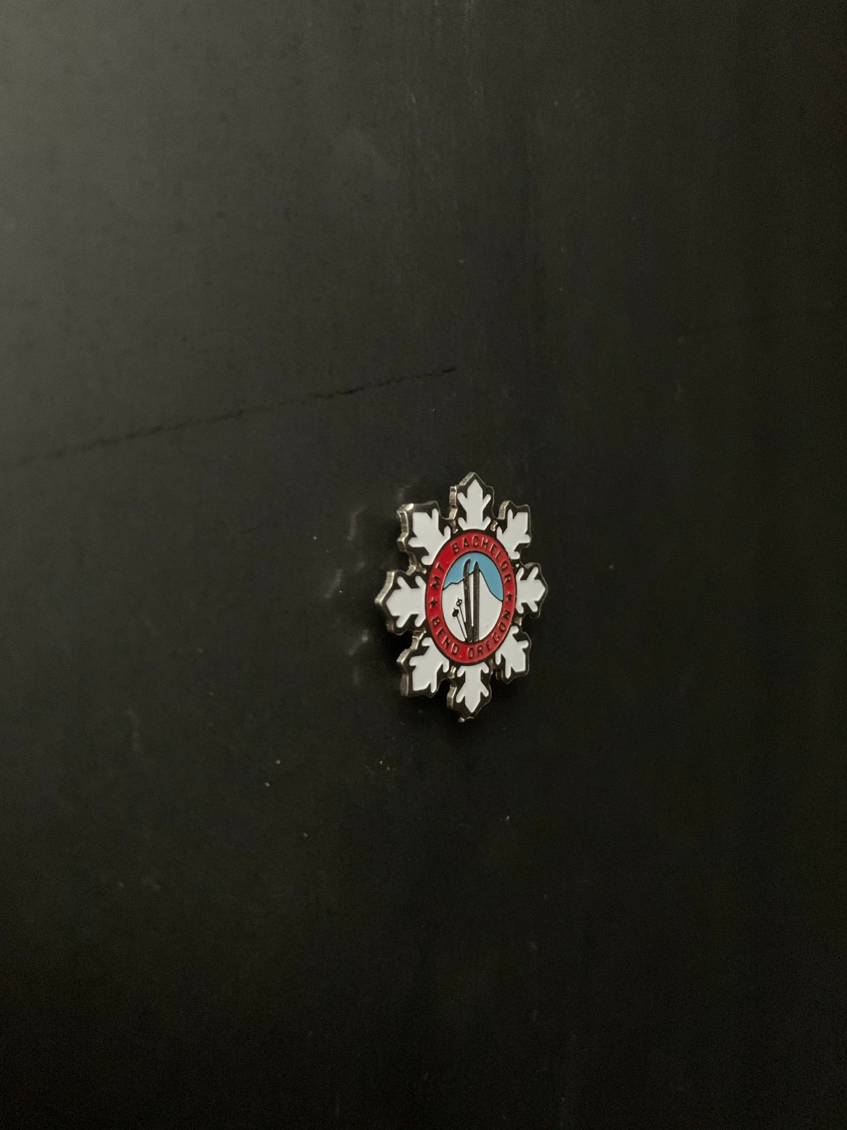 Vintage Mt. Bachelor Ski Pin Magnet