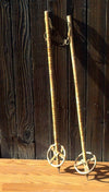 Vintage Tiger Striped Bamboo - Childrens Ski Poles