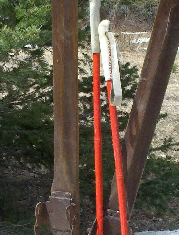 Northland Ridgetop Skis and Bamboo Poles