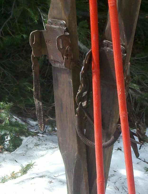 Northland Ridgetop Skis and Bamboo Poles