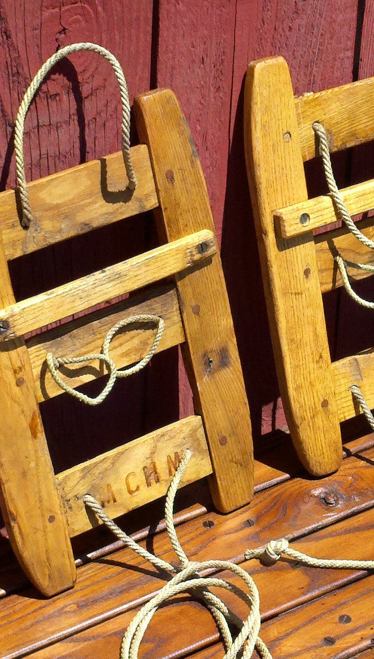 Vintage Swiss Military Issue Snowshoes