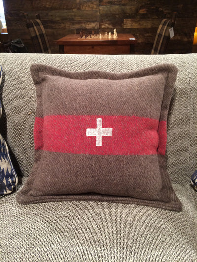 Swiss Blanket Pillow