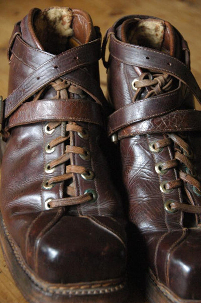 Vintage L.L.Bean Leather Ski Boots