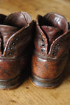Vintage Leather Ski Boots