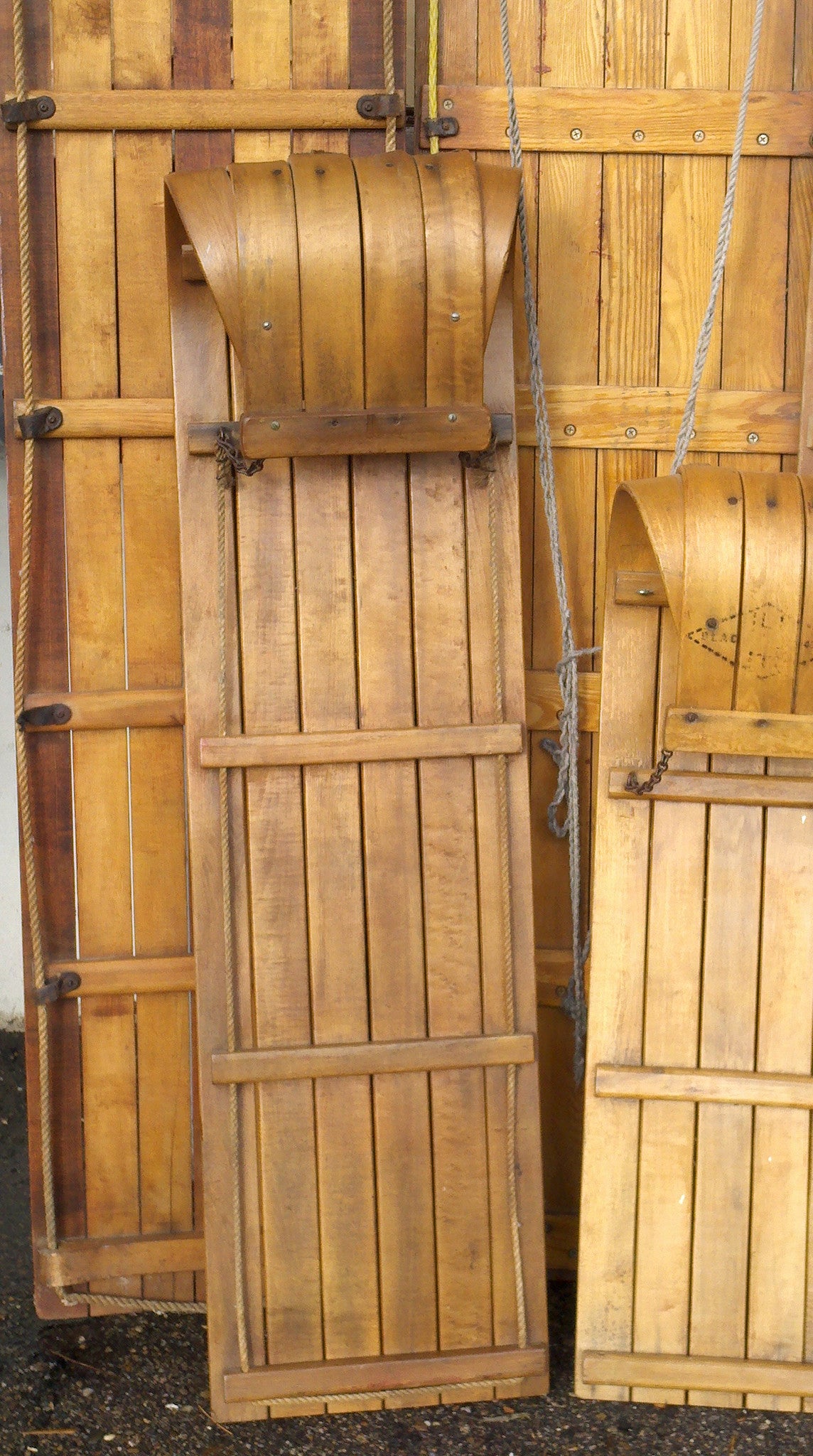 Wooden Tapered Tip Toboggan