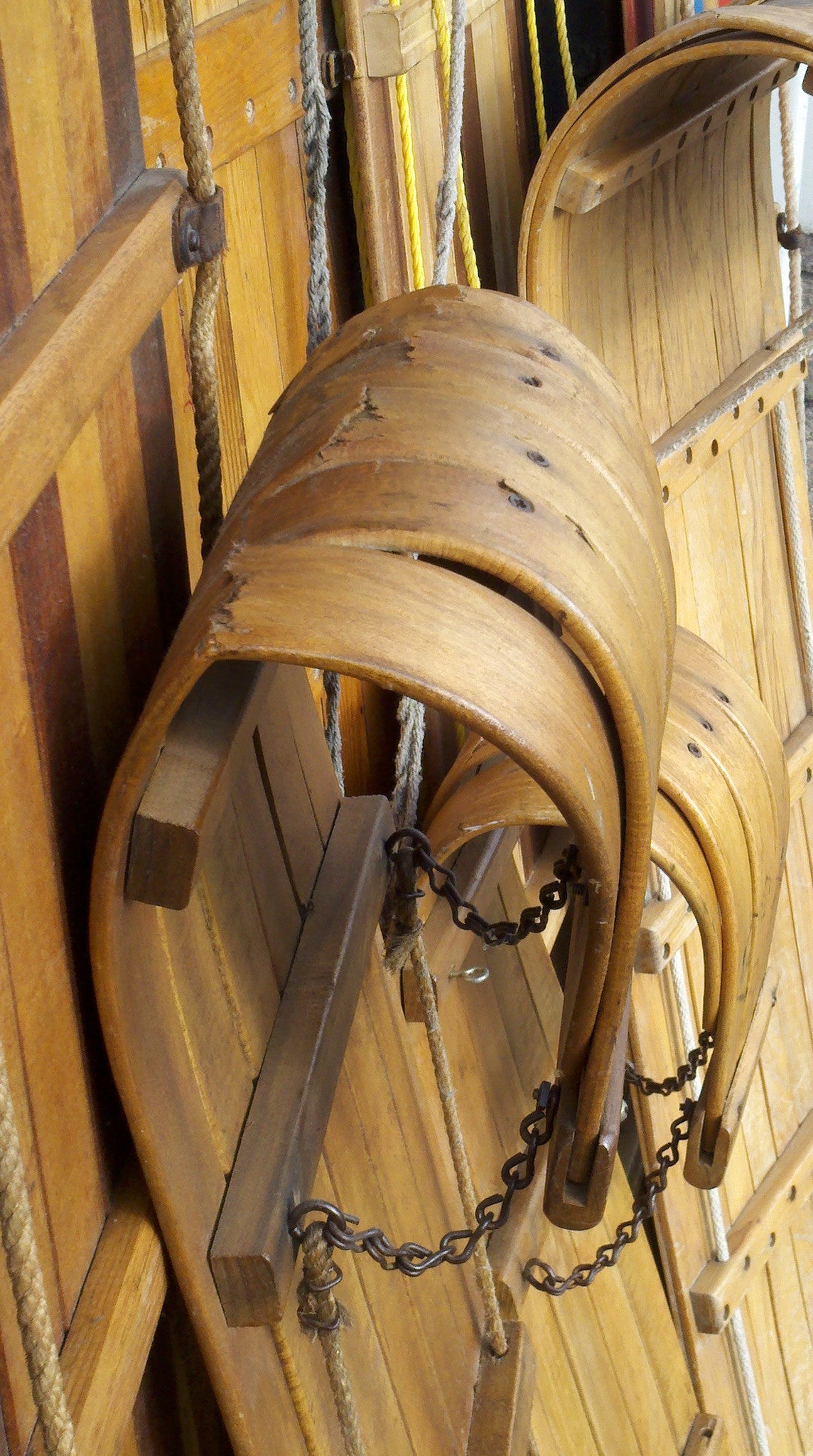 Wooden Tapered Tip Toboggan