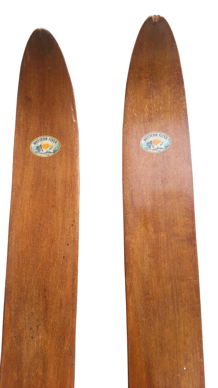 Vintage Western Flyer Skis VintageWinter