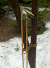 Vintage Lund Downhill Skis with Poles