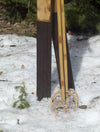Vintage Spalding Skis with Ski Poles